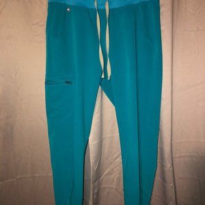 Figs Teal Zamora Scrubs (M)